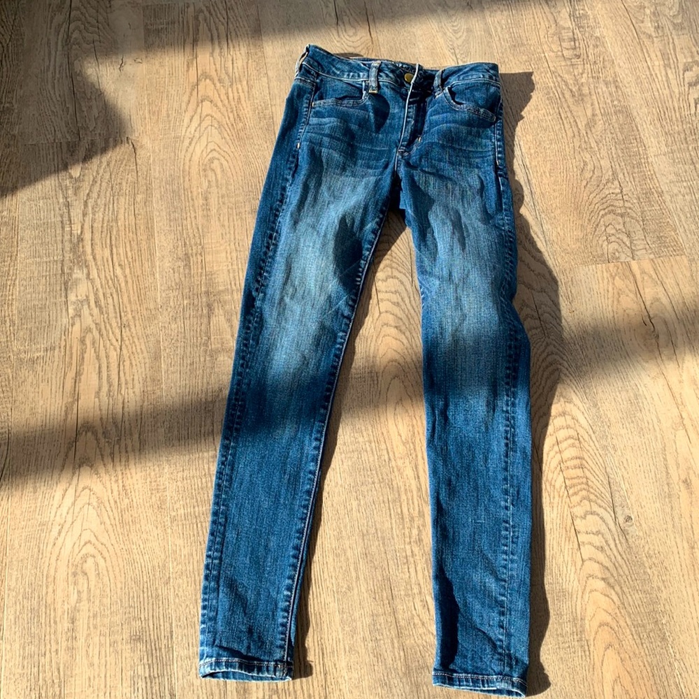 American Eagle super stretch high rise jeggings size 2R jeans